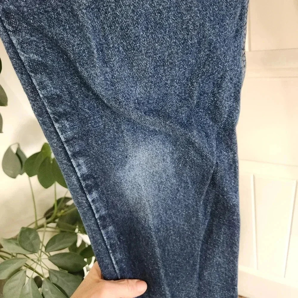 Vintage Anchor Blue relaxed straight leg dark denim jeans - Picture 4 of 6